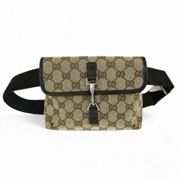 Gucci Handbags - Gucci Beige GG Waist Bag Bum Bag Authentic EUC